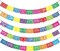 5PCS Mexican Party Banners, Cinco De Mayo Decoration Fiesta Party Decoration, Mexican Themed Party Decor 5 De Mayo Banner Plastic Papel Picado, Mexico Birthday Party Supplies -12 Patterns/90FT